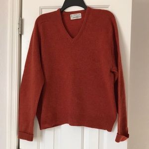 EUC Vintage 70’s Robert Bruce Trent 74 Made in USA 100% Lambs Wool Sweater